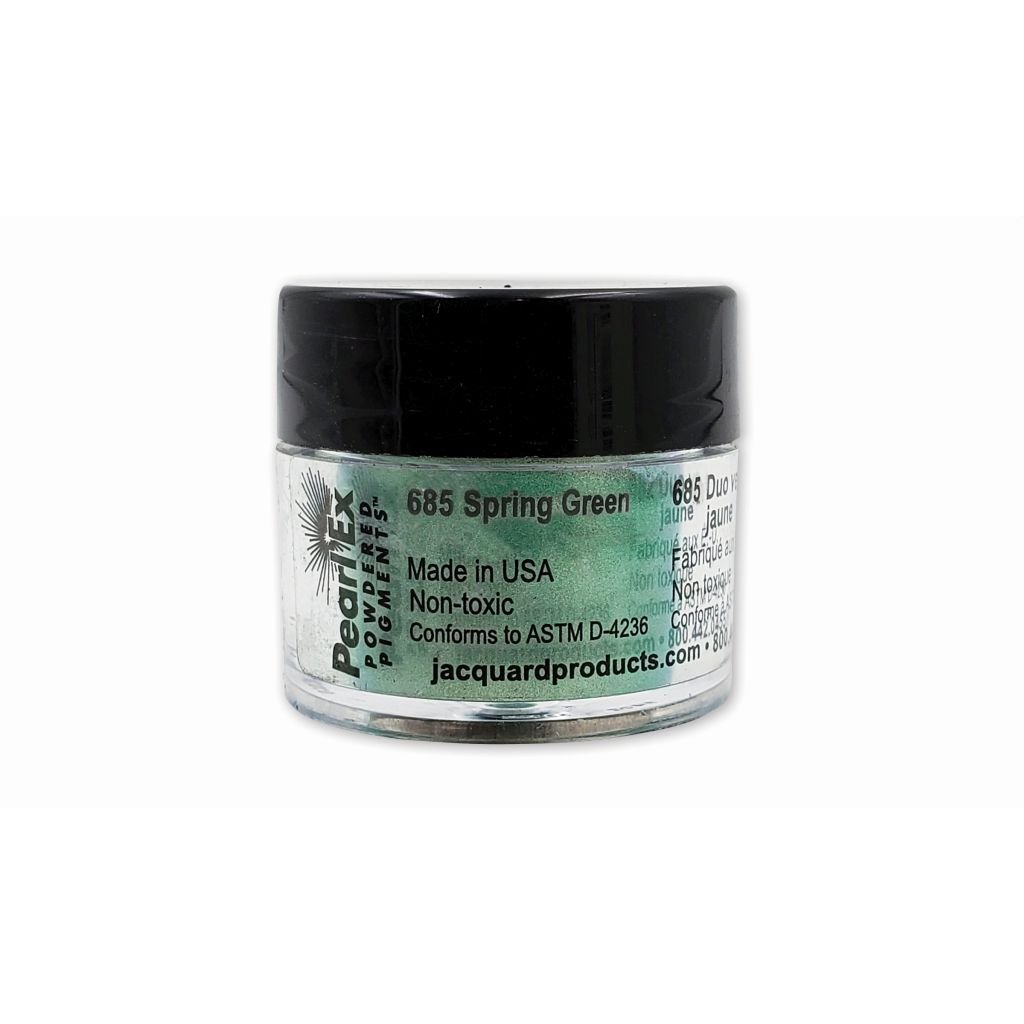 Jacquard Pearl Ex Powdered Pigments - 0.11 Oz (3 GM) Jar - Spring Green (685)
