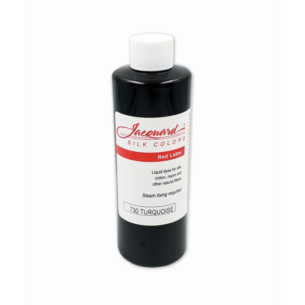 Jacquard Red Label - Silk Colour Dyes - 250 ML (8 Oz) Bottle - Turquoise (730)