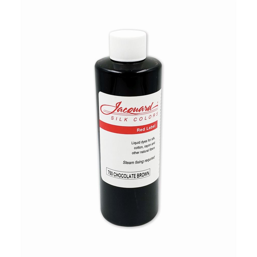 Jacquard Red Label - Silk Colour Dyes - 250 ML (8 Oz) Bottle - Chocalate Brown (750)