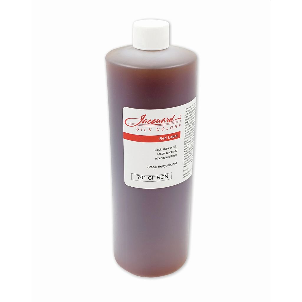 Jacquard Red Label - Silk Colour Dyes - 950 ML (1 Qt) Bottle - Citron (701)