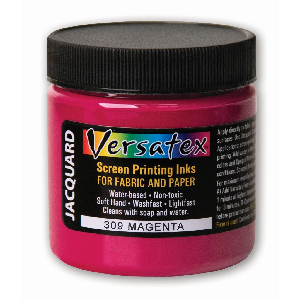 Jacquard Versatex Screen Printing Ink - 4 Oz (118.29 ML) Jar - Magenta (309)
