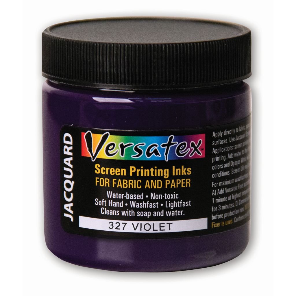 Jacquard Versatex Screen Printing Ink - 4 Oz (118.29 ML) Jar - Violet (327)