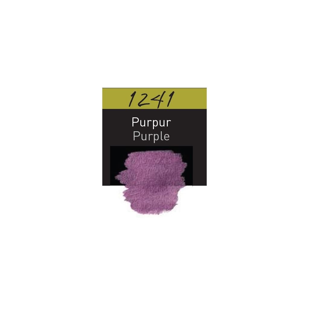 FineTec Mica Based Pearlescent Watercolour - Opaque - Professional Quality - Purple - 30 mm x 22 mm Rectangular Pan