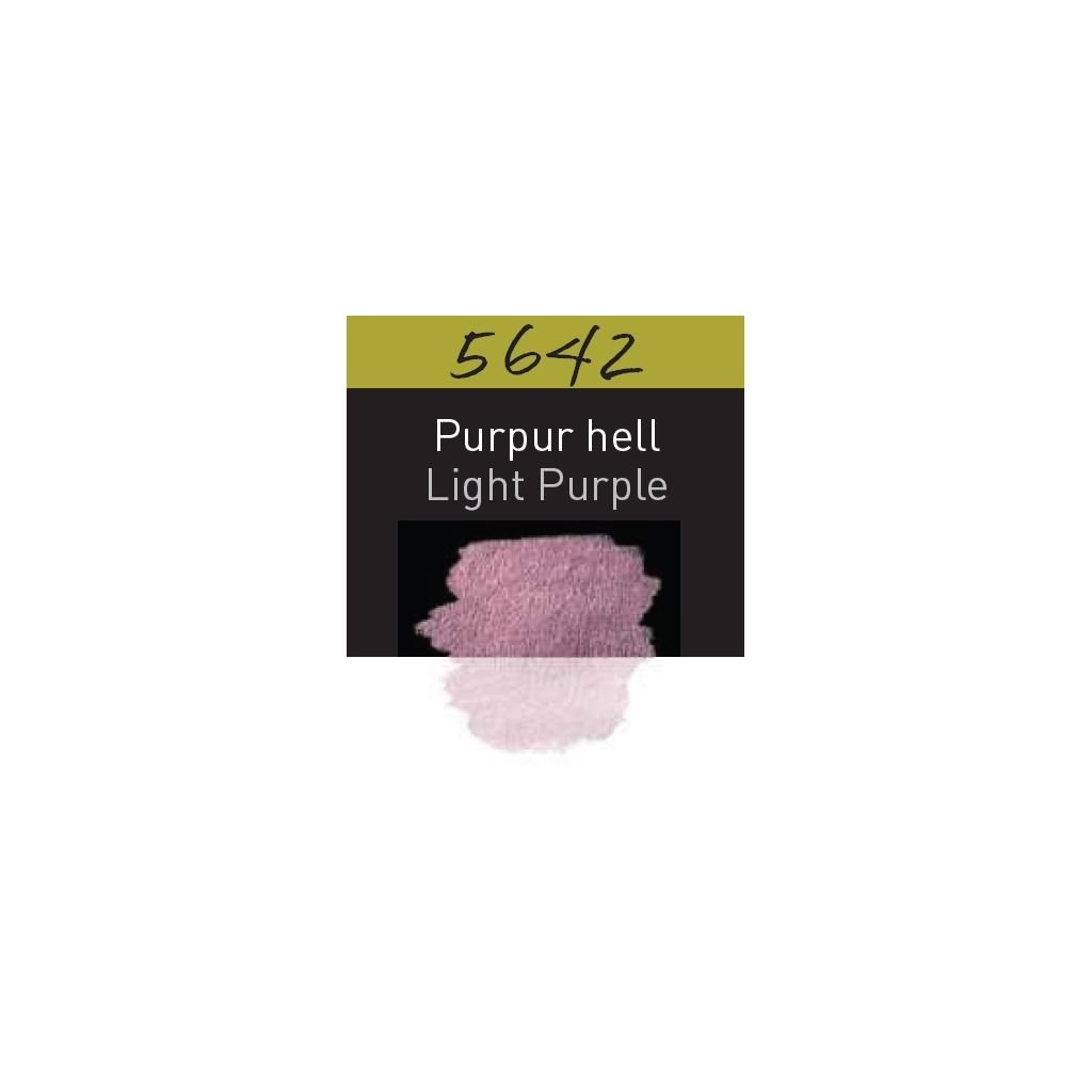 FineTec Mica Based Iridescent Watercolour - Opaque - Professional Quality - Light Purple - 30 mm x 22 mm Rectangular Pan
