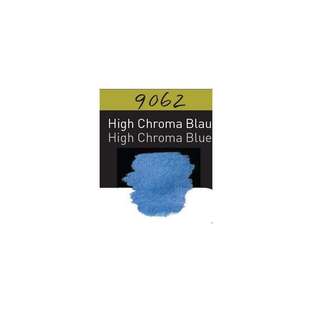 FineTec Mica Based Pearlescent Watercolour - Opaque - Professional Quality - High Chroma Blue - 30 mm x 22 mm Rectangular Pan