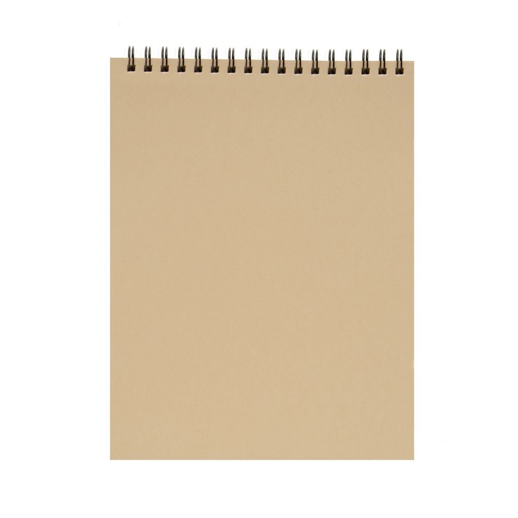 Scholar Artists' Toned Paper Flesh - A4 (29.7 cm x 21 cm or 8.3 in x 11.7 in) Beige Smooth 160 GSM, Spiral Pad of 40 Sheets