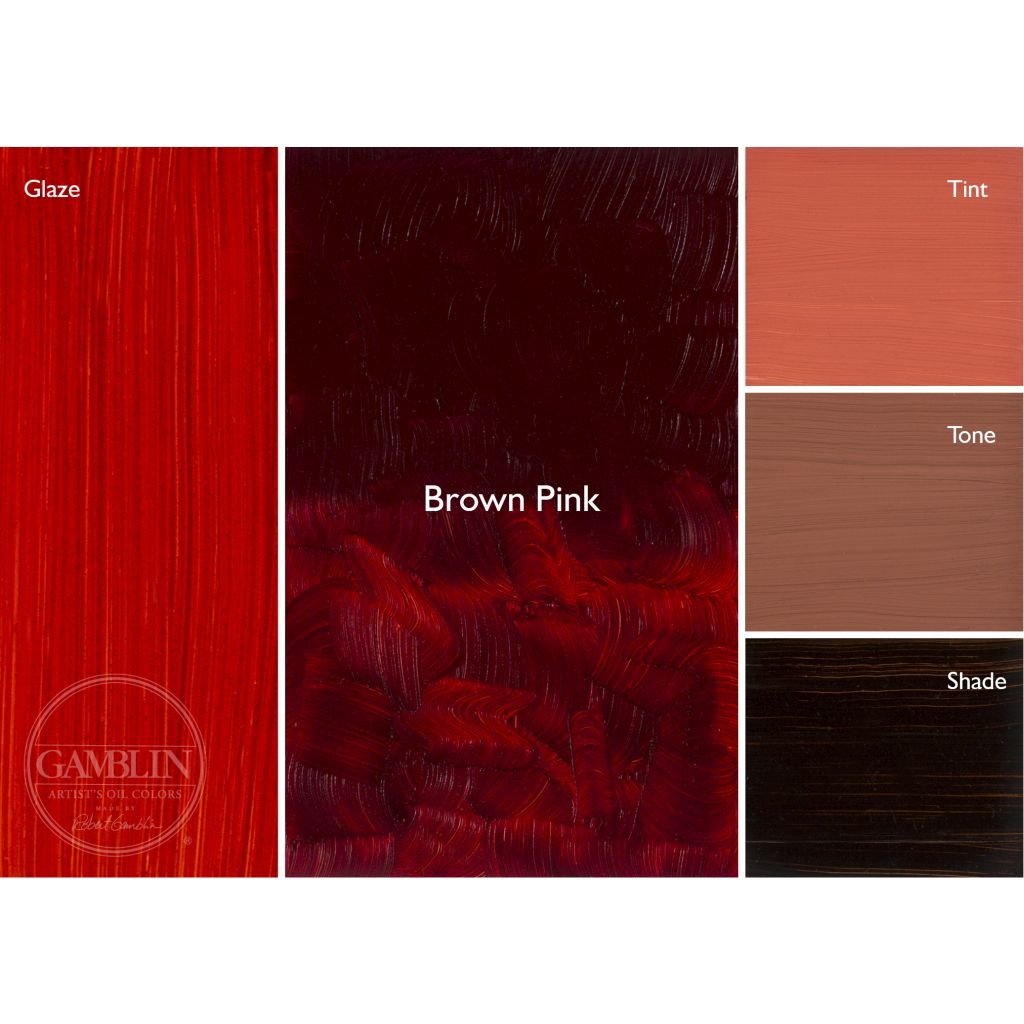 Gamblin Artists' Oil Colour - Tube of 37 ML - Brown Pink (050)