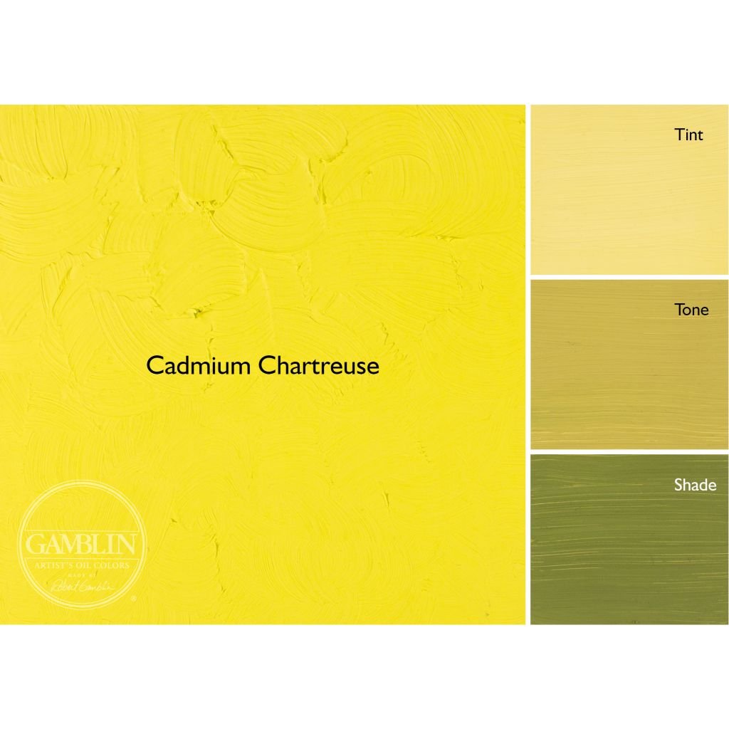 Gamblin Artists' Oil Colour - Tube of 37 ML - Cadmium Chartreuse (110)