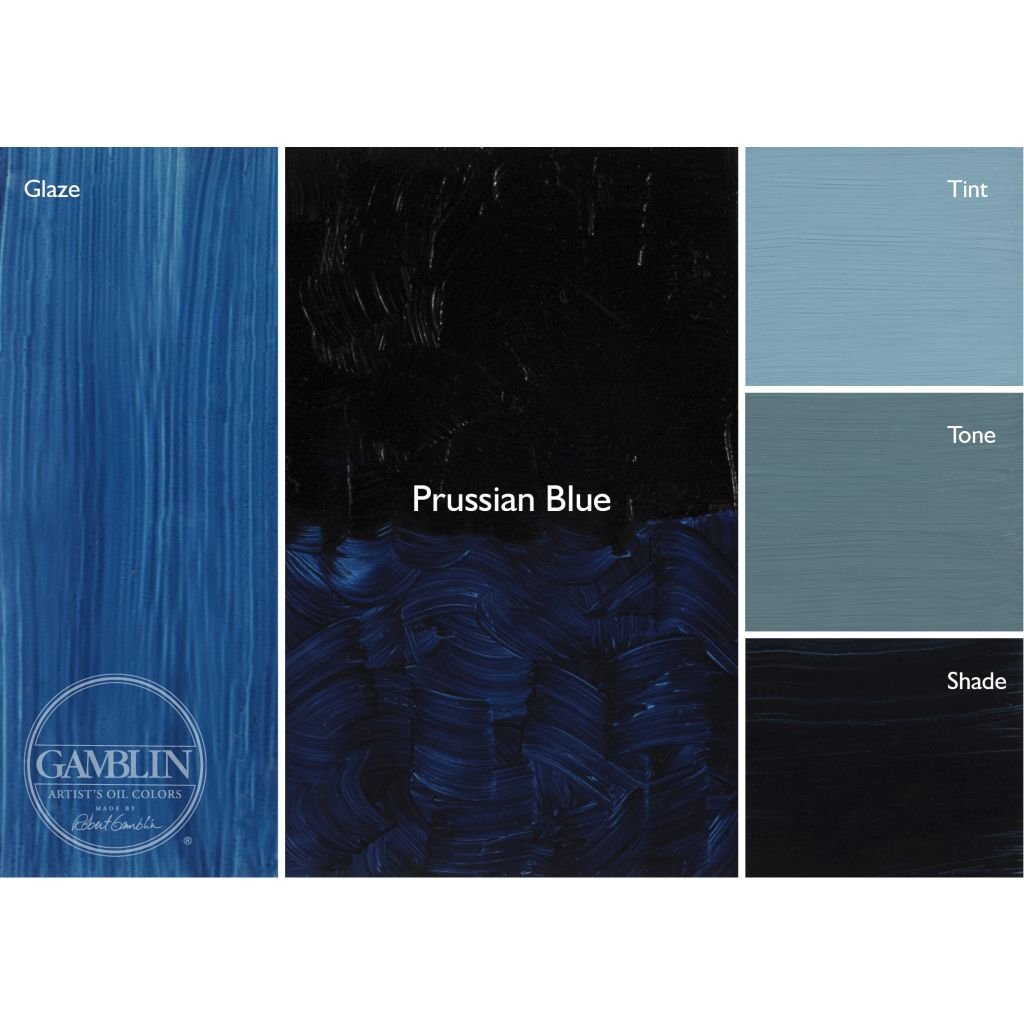Gamblin Artists' Oil Colour - Tube of 150 ML - Prussian Blue (560)