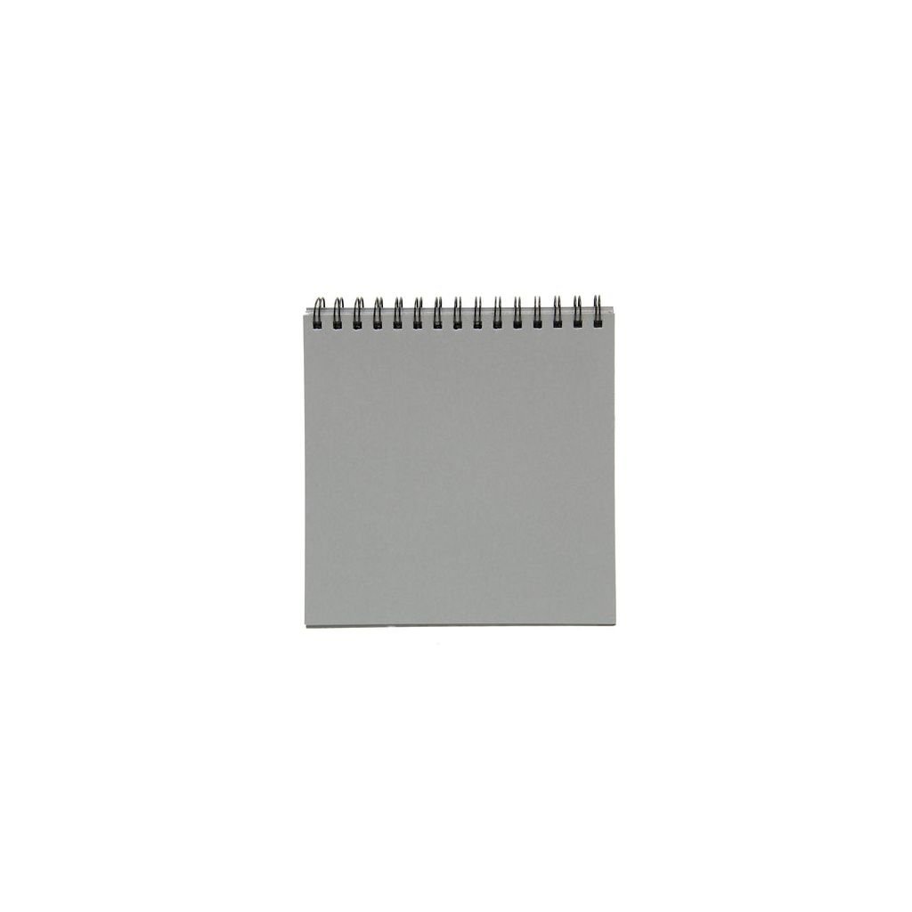 Scholar Artists' Toned Paper Gravel - Square (19.5 cm x 19.5 cm or 7.68 in x 7.68 in) Grey Smooth 170 GSM, Pad of 40 Sheets
