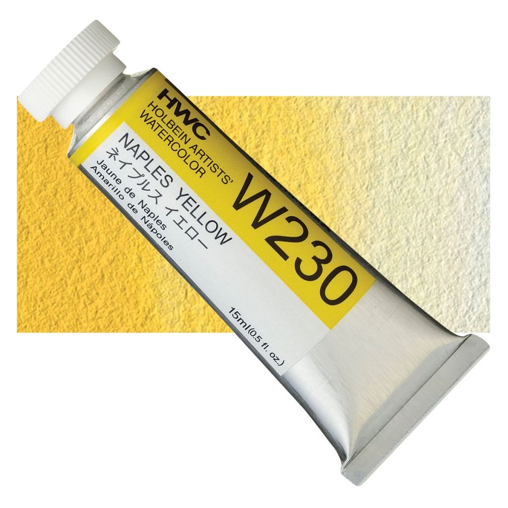 Holbein Artists' Watercolour - Tube of 15 ML - Naples Yellow (230)