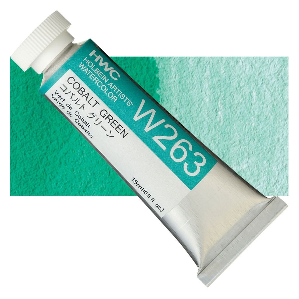 Holbein Artists' Watercolour - Tube of 15 ML - Cobalt Green (263)