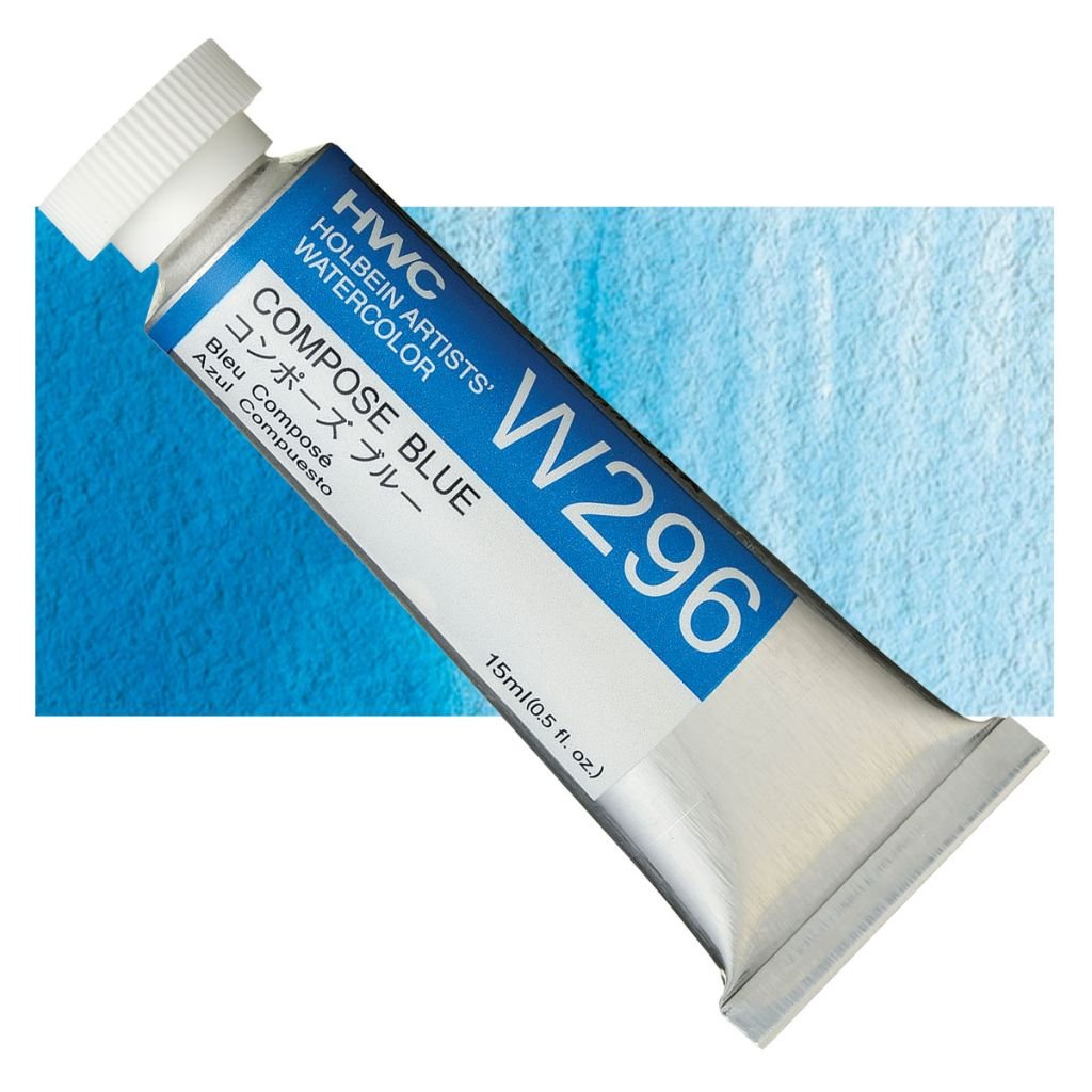 Holbein Artists' Watercolour - Tube of 15 ML - Compose Blue (296)