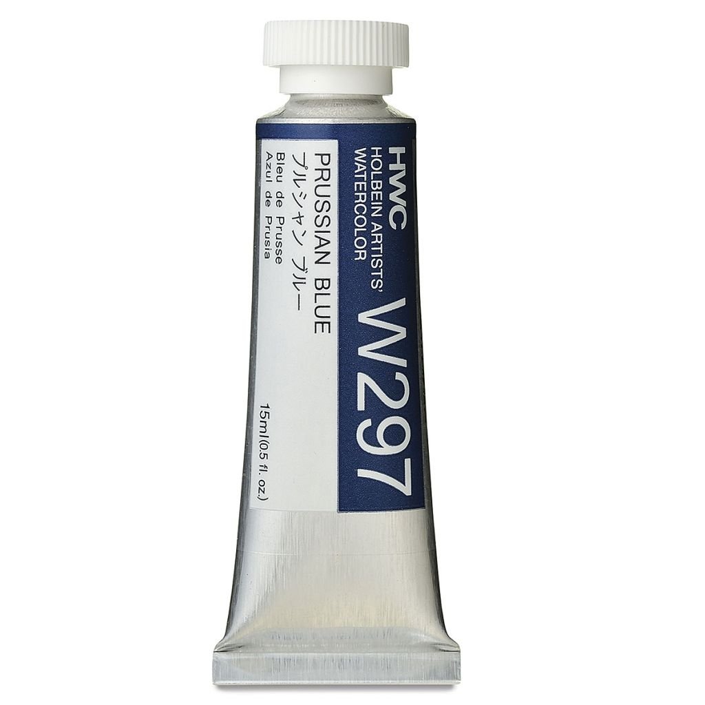 Holbein Artists' Watercolour - Tube of 15 ML - Prussian Blue (297)