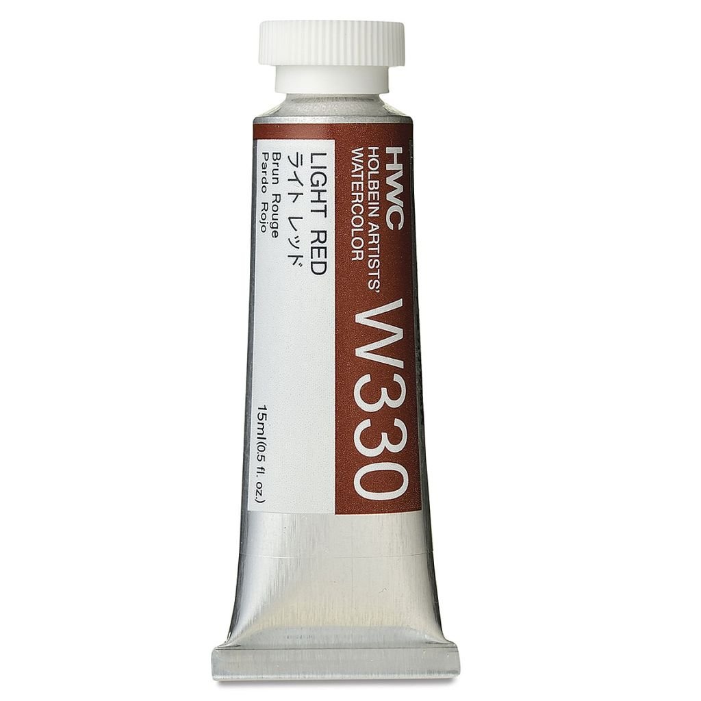 Holbein Artists' Watercolour - Tube of 15 ML - Light Red (330)
