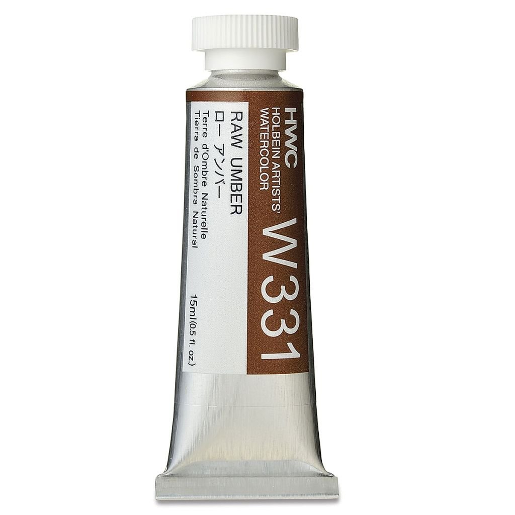 Holbein Artists' Watercolour - Tube of 15 ML - Raw Umber (331)