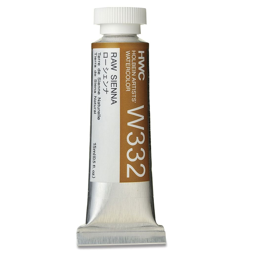 Holbein Artists' Watercolour - Tube of 15 ML - Raw Sienna (332)