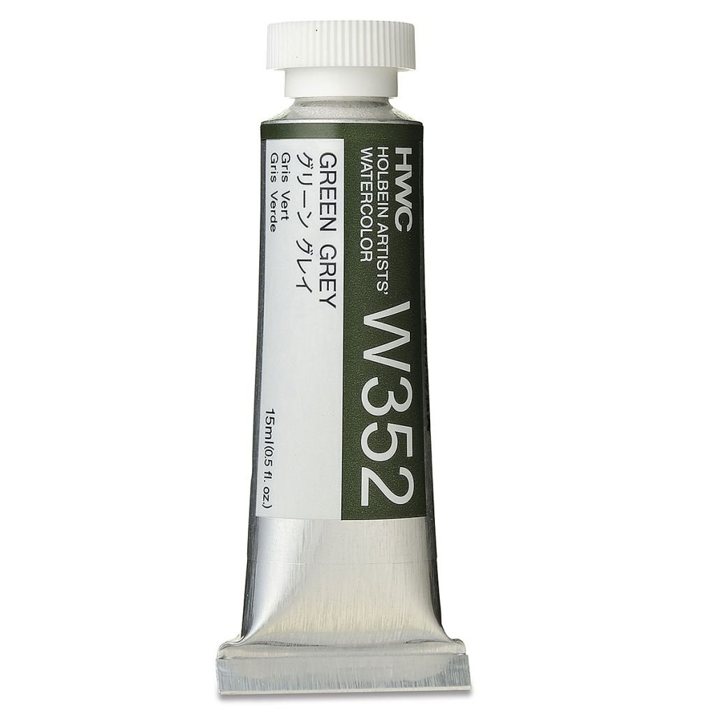 Holbein Artists' Watercolour - Tube of 15 ML - Green Grey (352)