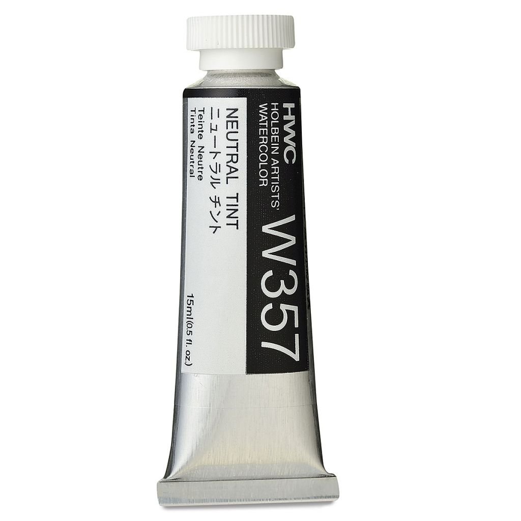 Holbein Artists' Watercolour - Tube of 15 ML - Neutral Tint (357)