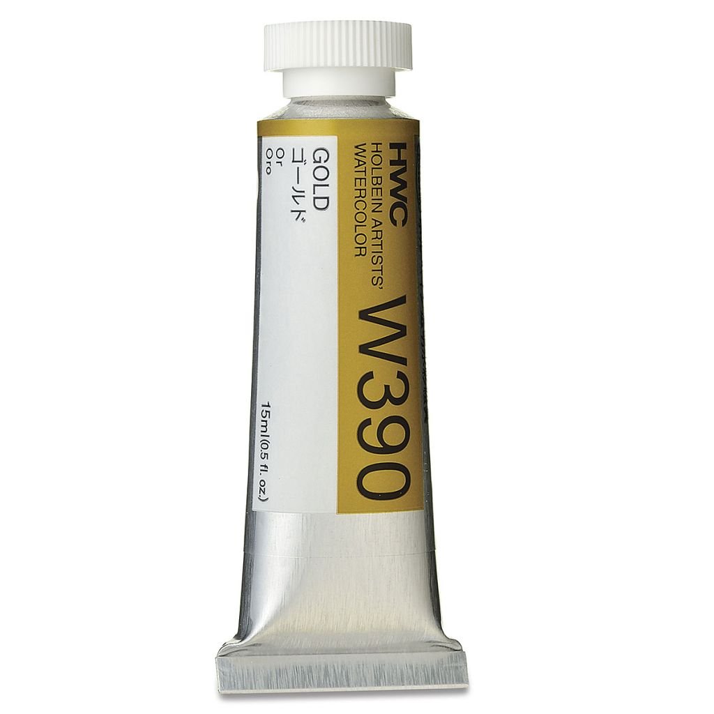 Holbein Artists' Watercolour - Tube of 15 ML - Gold (390)