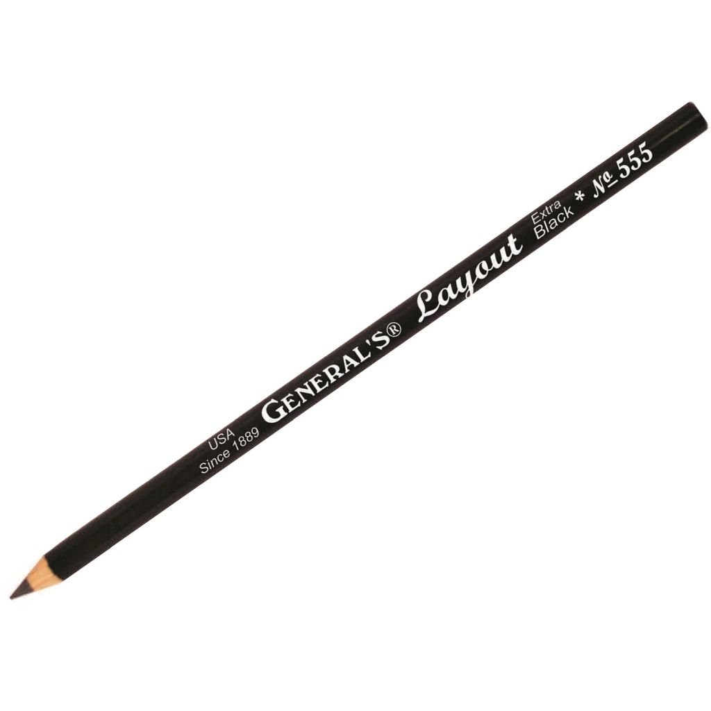 General's Layout Pencil - Extra Black
