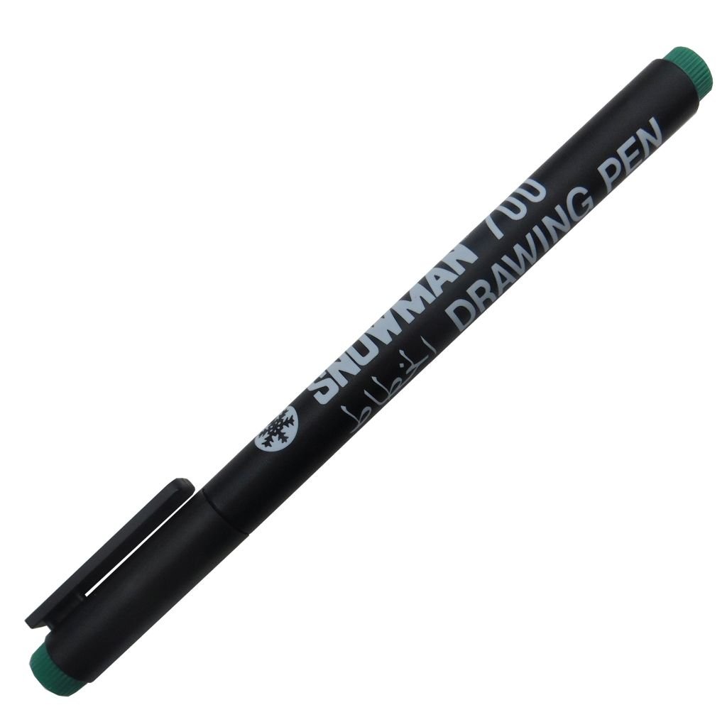 Snowman Calligraphy Pens - Green - 1.0