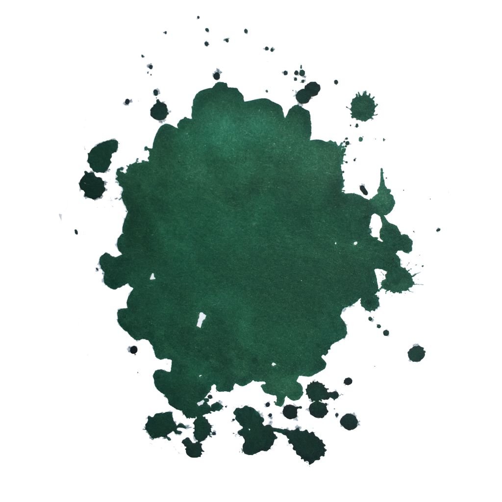 Krishna Inks Fountain Pen Inks - Lyrebird Waterproof - Green - Bottle of 30 ML