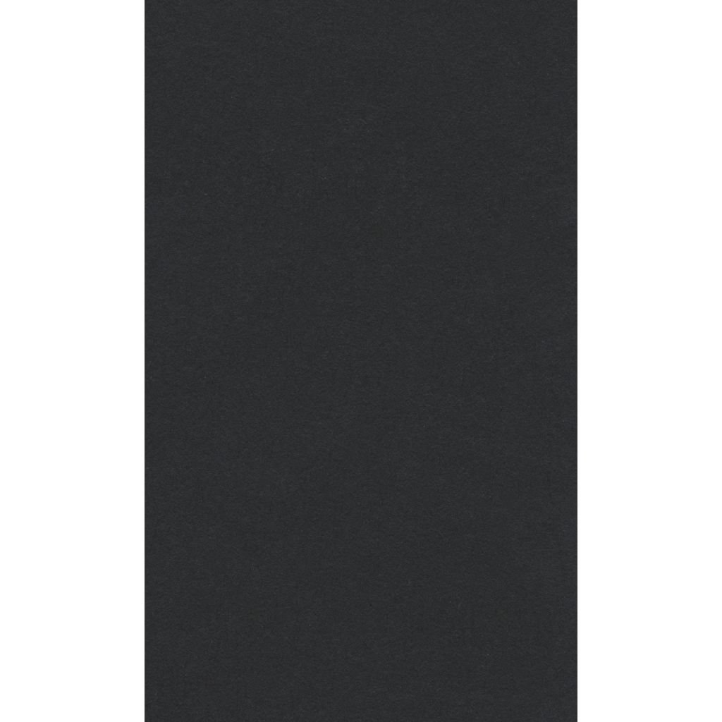 Lana Colour Pastel Paper 45% Cotton - Double Imperial (70 cm x 100cm or 27.56'' x 39.37'') Black - Textured + Smooth 160 GSM - Pack of 10 Sheets