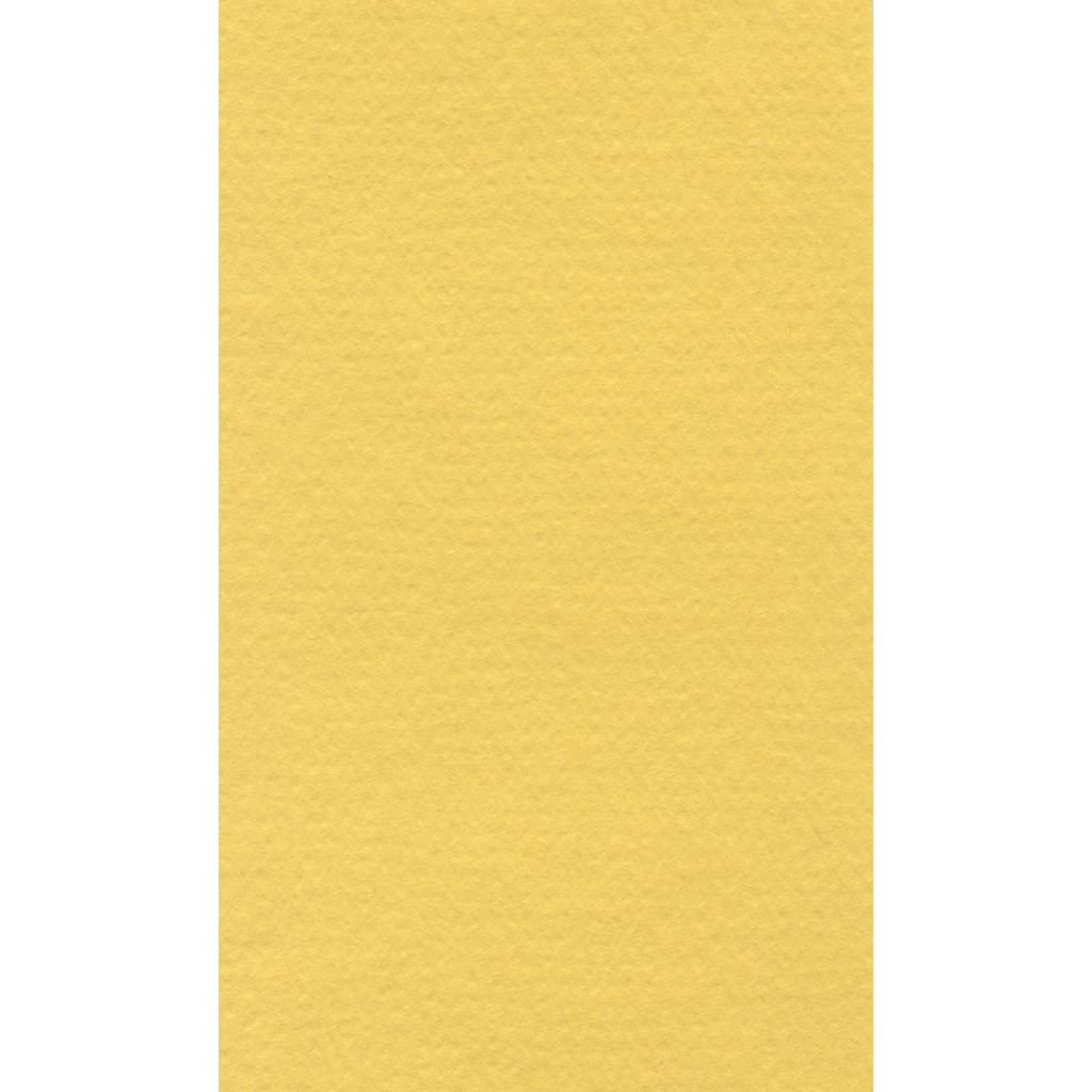 Lana Colour Pastel Paper 45% Cotton - Imperial (50 cm x 65cm or 19.68'' x 25.59'') Canary - Textured + Smooth 160 GSM - Pack of 10 Sheets