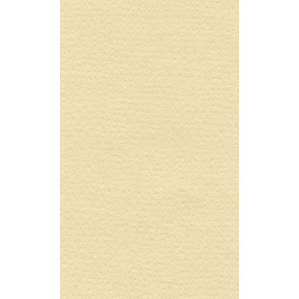 Lana Colour Pastel Paper 45% Cotton - A4 (21 cm x 29.7cm or 8.3'' x 11.7'') Cream - Textured + Smooth 160 GSM - Pack of 10 Sheets