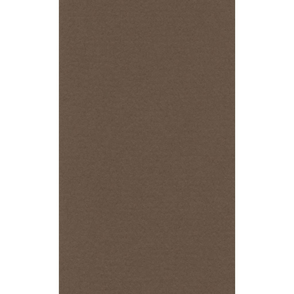 Lana Colour Pastel Paper 45% Cotton - A4 (21 cm x 29.7cm or 8.3'' x 11.7'') Dark Brown - Textured + Smooth 160 GSM - Pack of 10 Sheets