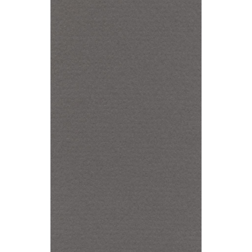 Lana Colour Pastel Paper 45% Cotton - Imperial (50 cm x 65cm or 19.68'' x 25.59'') Dark Grey - Textured + Smooth 160 GSM - Pack of 10 Sheets