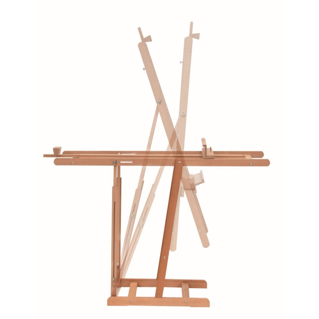 MABEF Beech Wood Convertible Basic Studio Easel - H Frame
