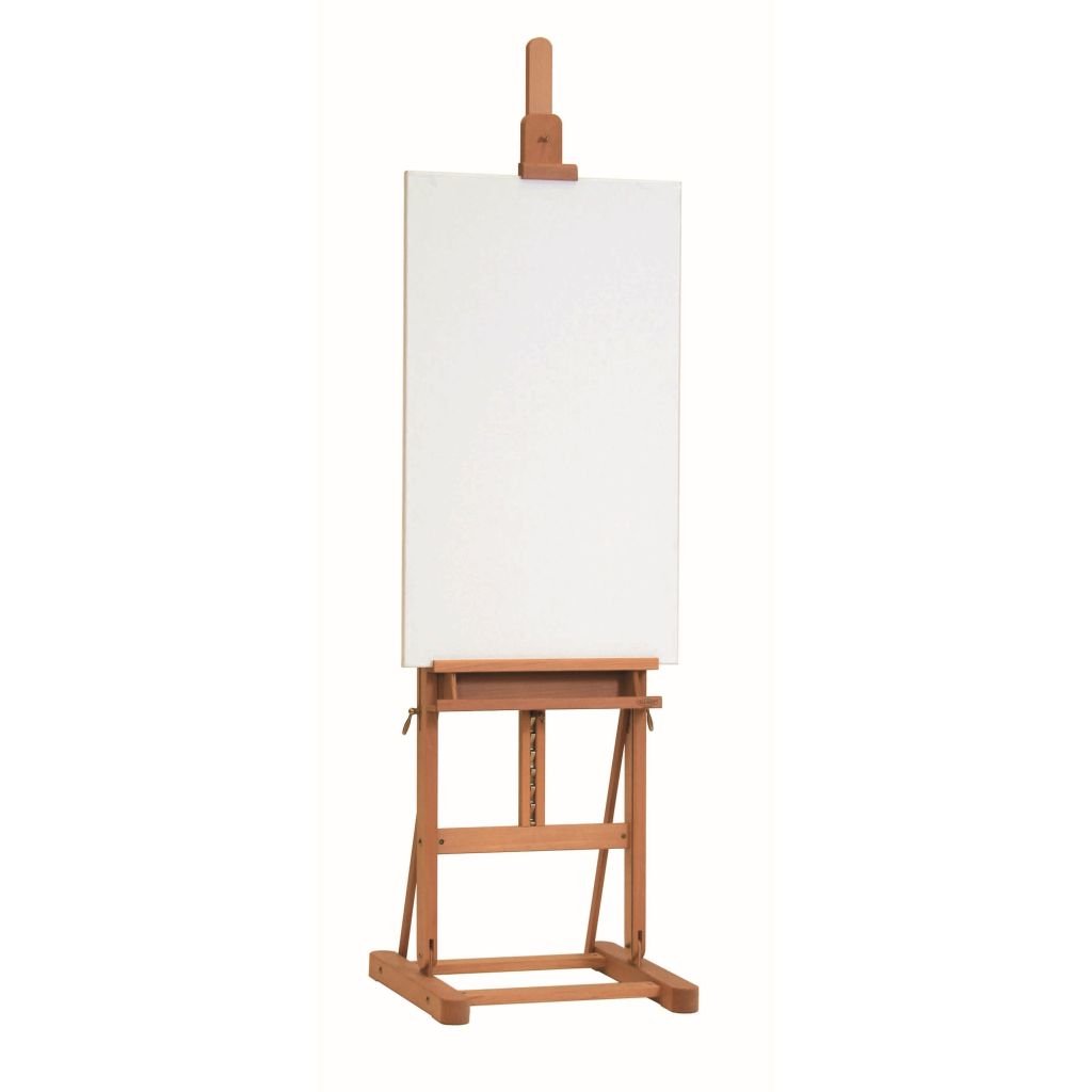 MABEF Beech Wood Basic Studio Easel - H Frame - with Tray