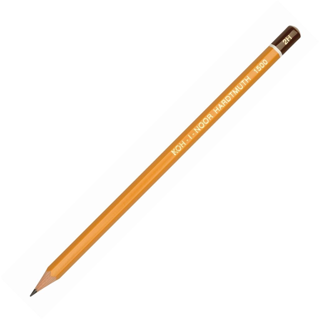 Koh-I-Noor Yellow Professional Graphite Pencil - 2H