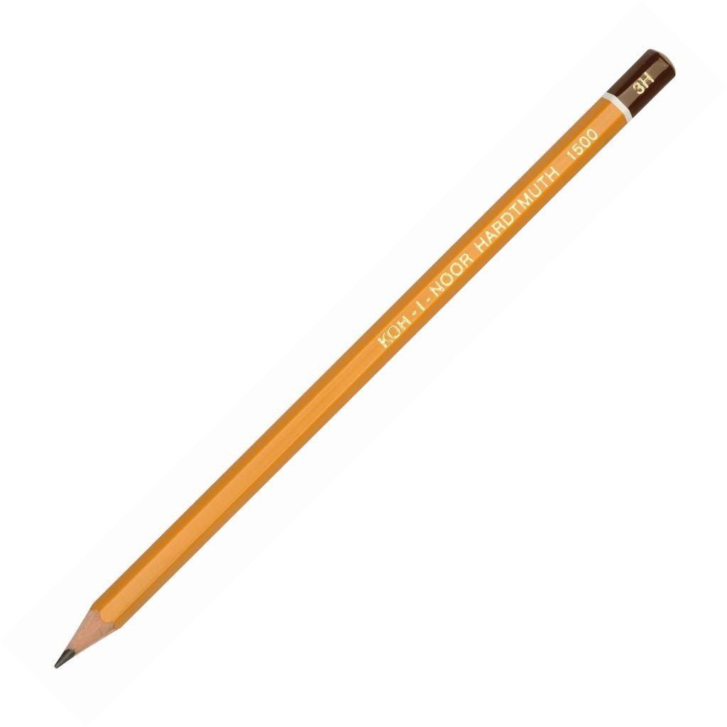 Koh-I-Noor Yellow Professional Graphite Pencil - 3H