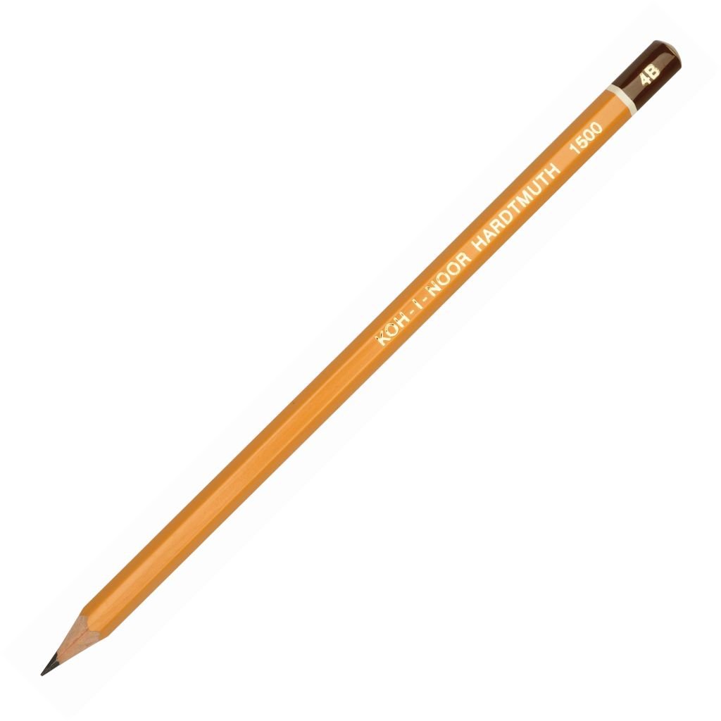 Koh-I-Noor Yellow Professional Graphite Pencil - 4B