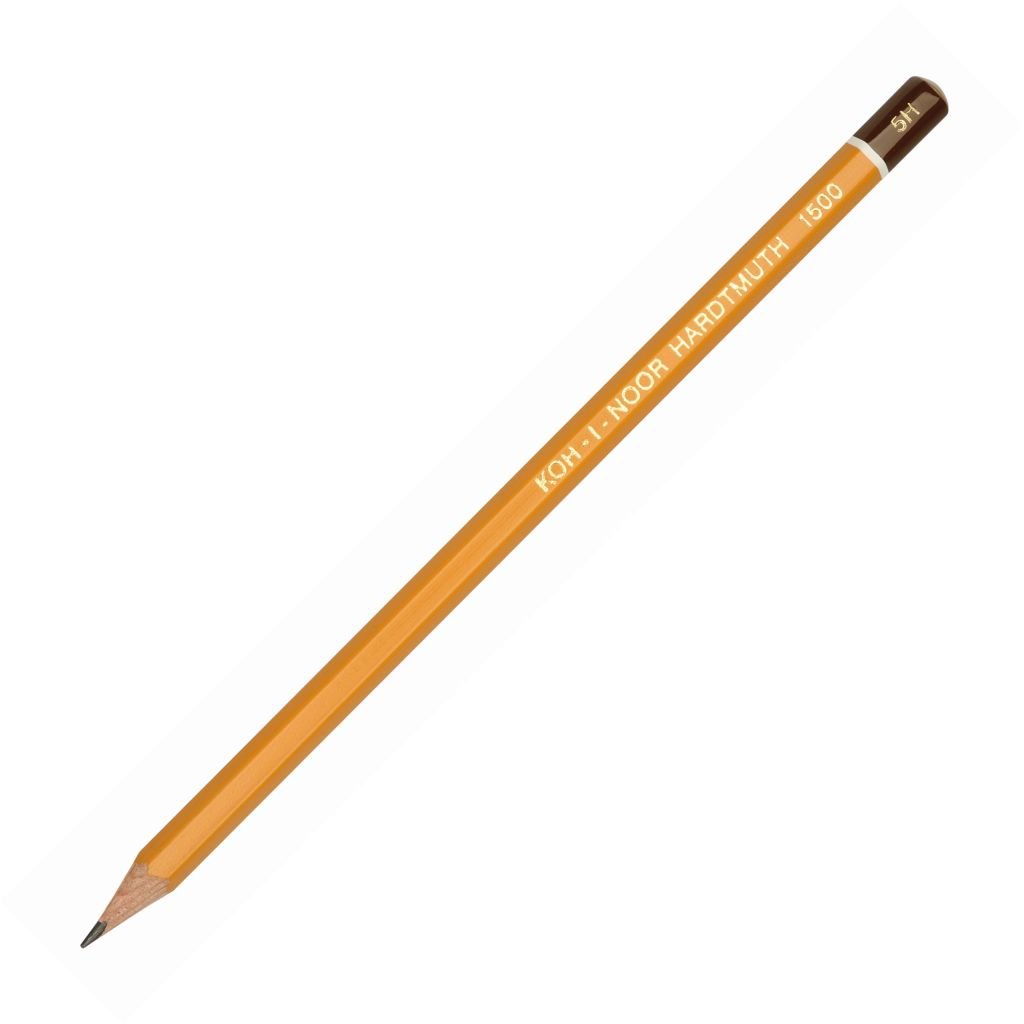 Koh-I-Noor Yellow Professional Graphite Pencil - 5H