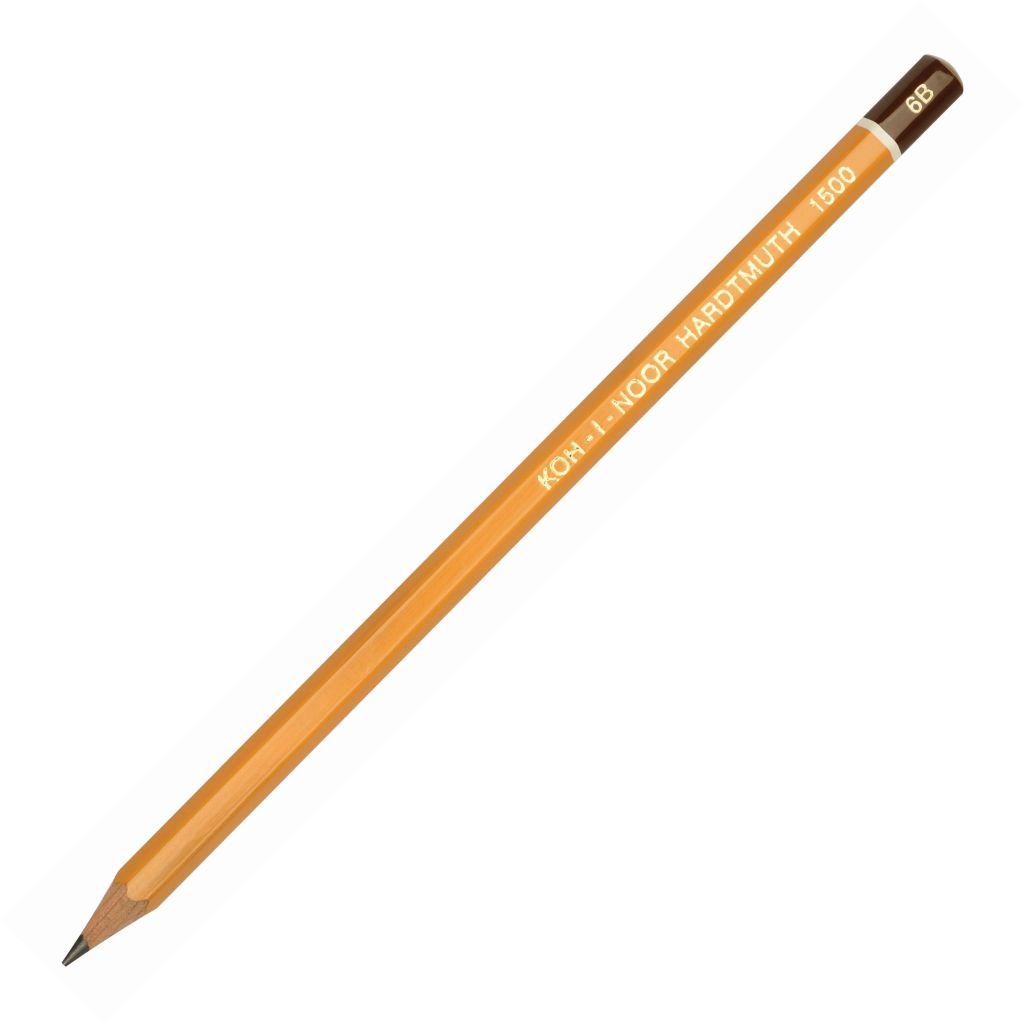 Koh-I-Noor Yellow Professional Graphite Pencil - 6B