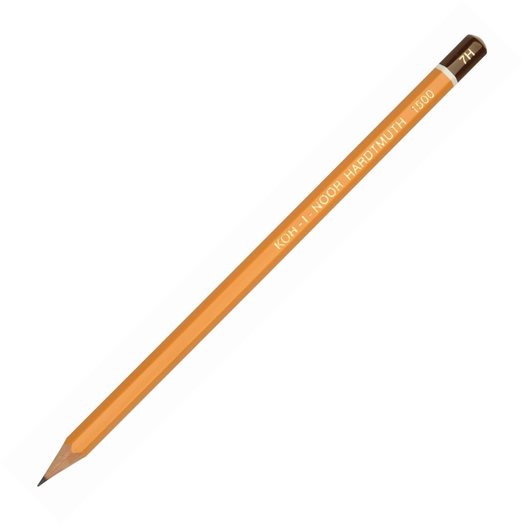 Koh-I-Noor Yellow Professional Graphite Pencil - 7H