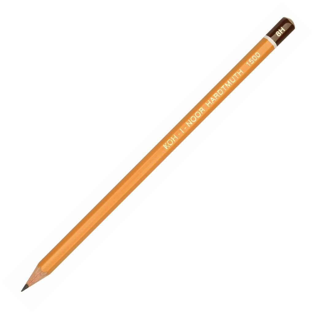 Koh-I-Noor Yellow Professional Graphite Pencil - 8H