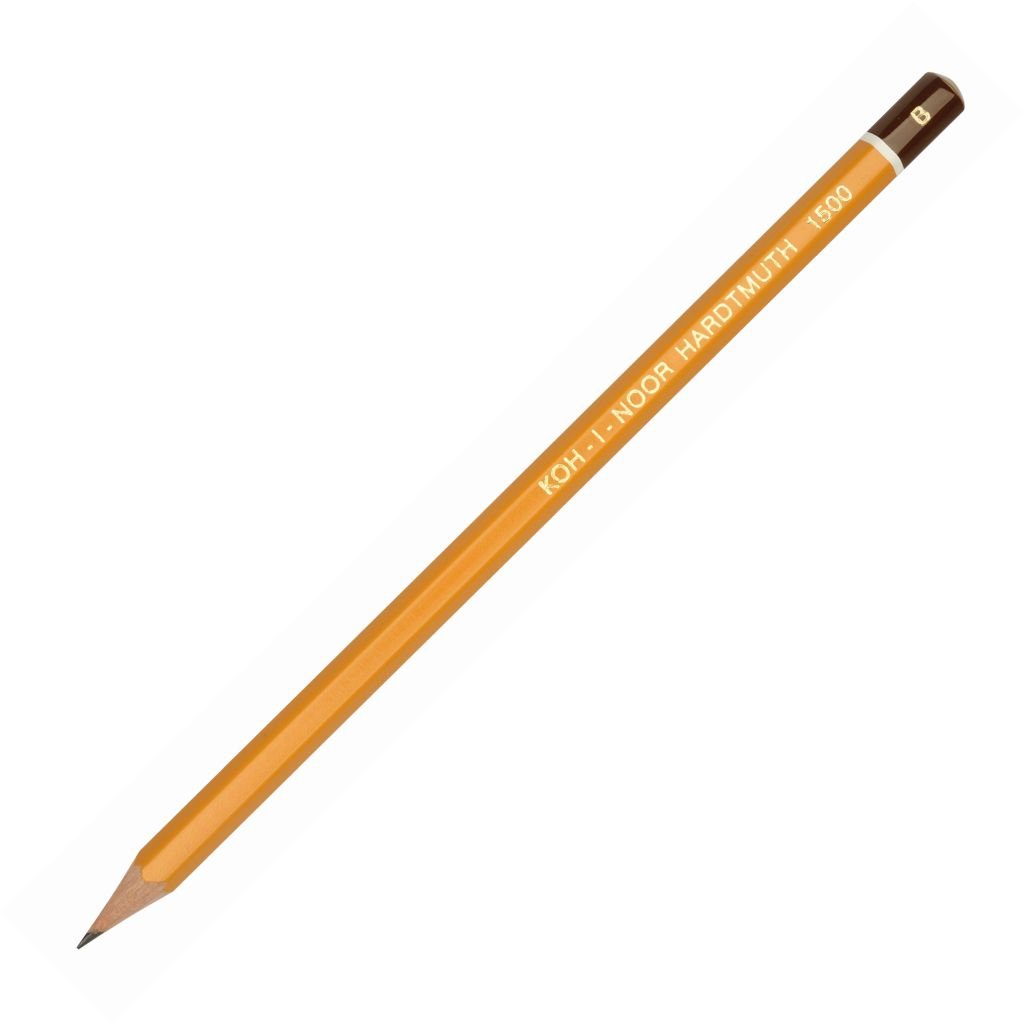 Koh-I-Noor Yellow Professional Graphite Pencil - B