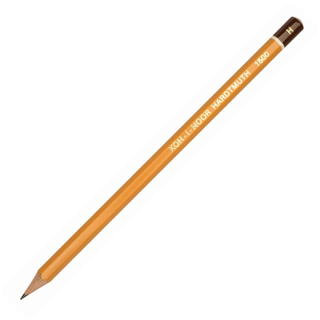 Koh-I-Noor Yellow Professional Graphite Pencil - H