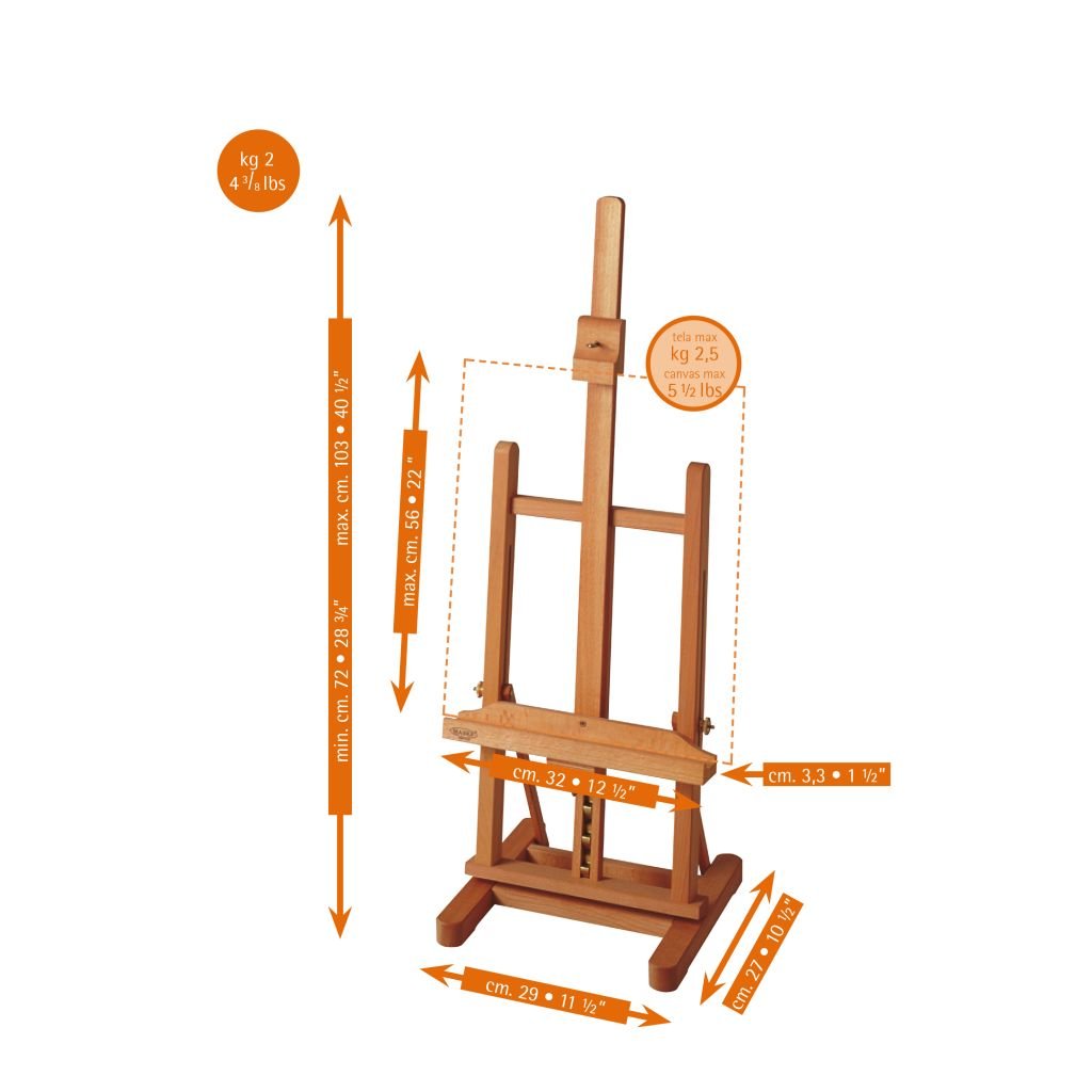 MABEF Beech Wood Super Table Easel