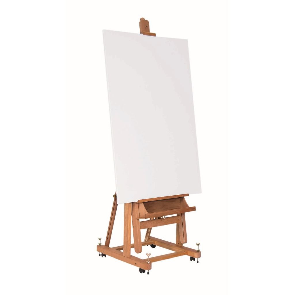 MABEF Beech Wood Convertible Studio Easel - H Frame - with Tray