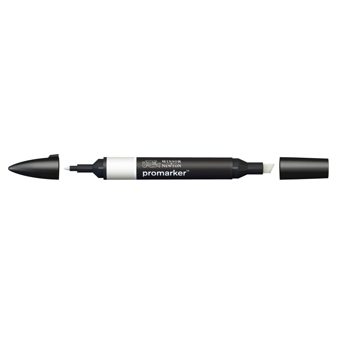 Winsor & Newton Promarker - Alcohol Based - Twin Tip Marker - Cool Grey 1 (CG1)