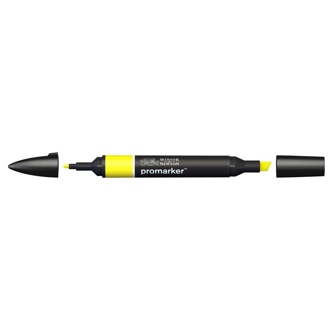 Winsor & Newton Promarker - Alcohol Based - Twin Tip Marker - Yellow (Y657)