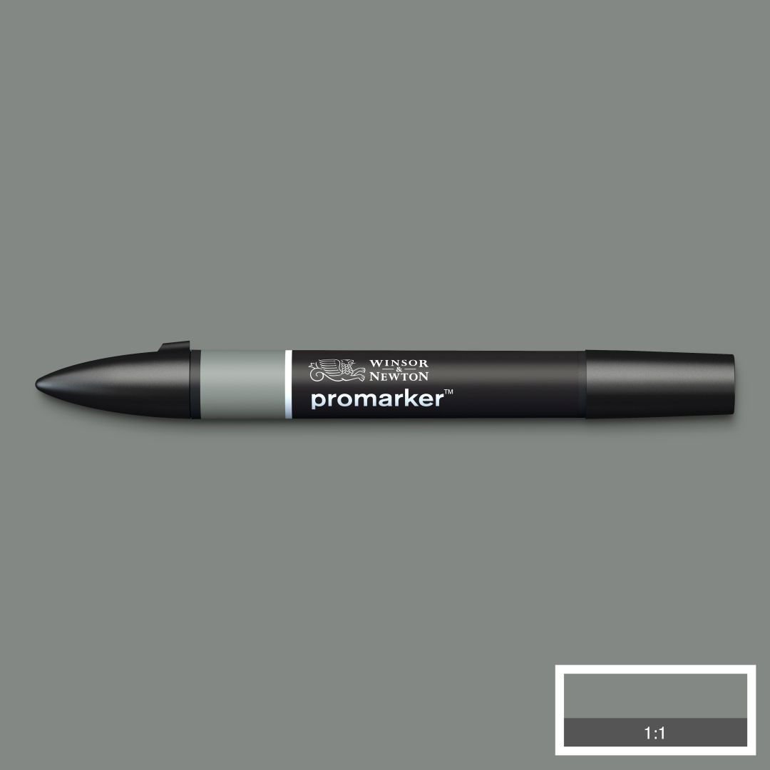 Winsor & Newton Promarker - Alcohol Based - Twin Tip Marker - Ice Grey 5 (IG5)
