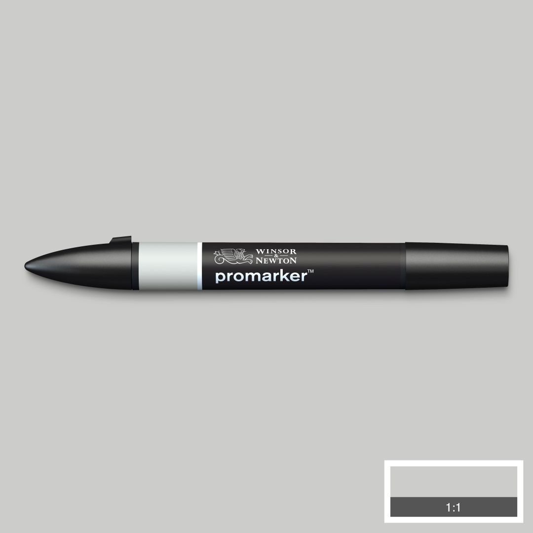 Winsor & Newton Promarker - Alcohol Based - Twin Tip Marker - Ice Grey 3 (IG3)