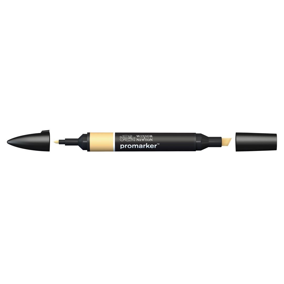 Winsor & Newton Promarker - Alcohol Based - Twin Tip Marker - Pastel Yellow (O949)